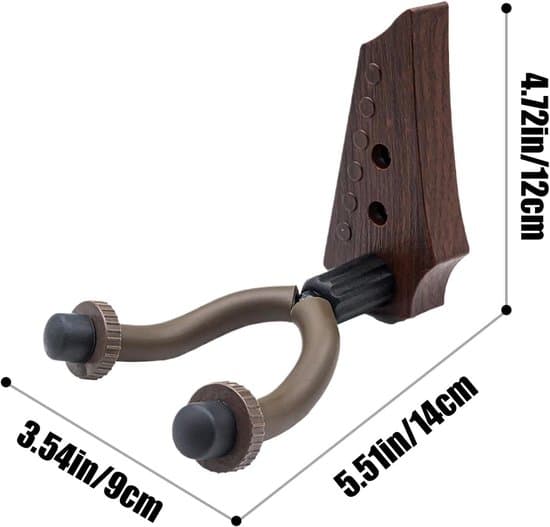 Gitarrväggfäste, fiol, ukulele, banjo, akustisk/elektrisk gitarrväggfäste, U-format professionellt stativ