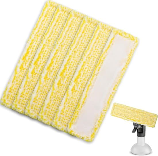 6-pack mikrofiberdukar - för Karcher WV2 & WV5