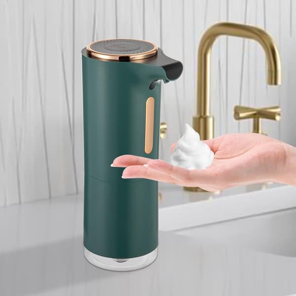 Genopladelig infrarød sensor sæbedispenser, 250 ml, Grøn