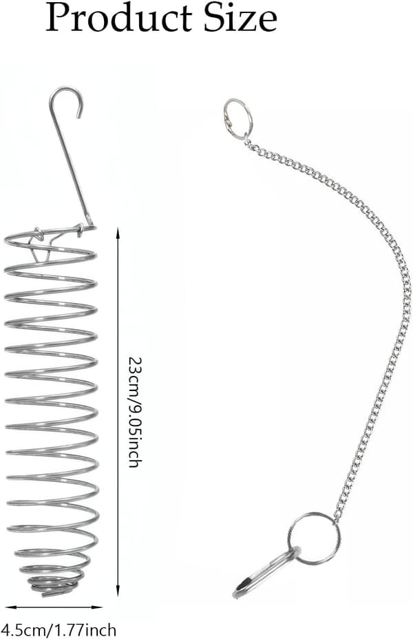 Hængende fuglefrugt- og grøntsagsfoderautomat