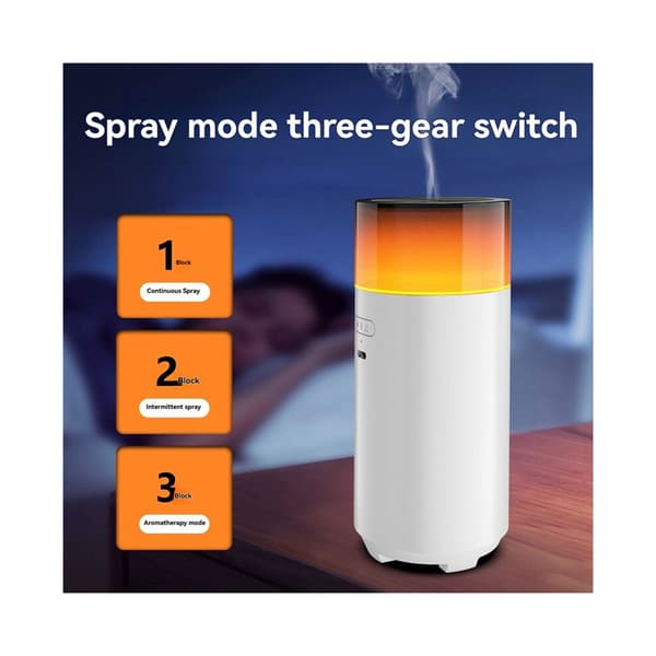 LED luftfugter, aroma diffuser, lydløs USB æterisk olie diffuser, natlys, luftfugter, pink.