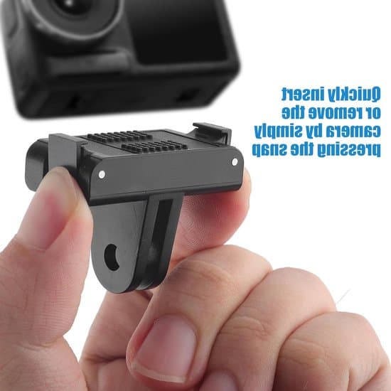 - Magnetisk adapter til actionkameraer med hurtig montering