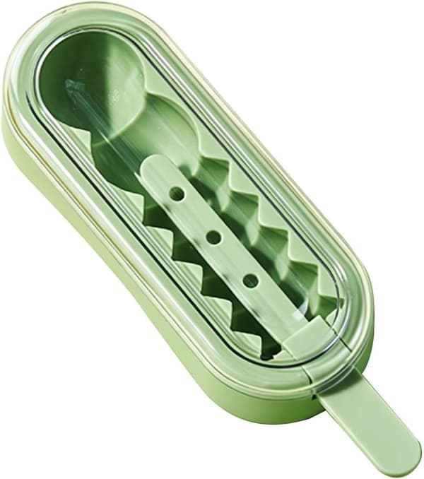 Non-stick genanvendelige ispindeforme til juice, yoghurt og cocktails