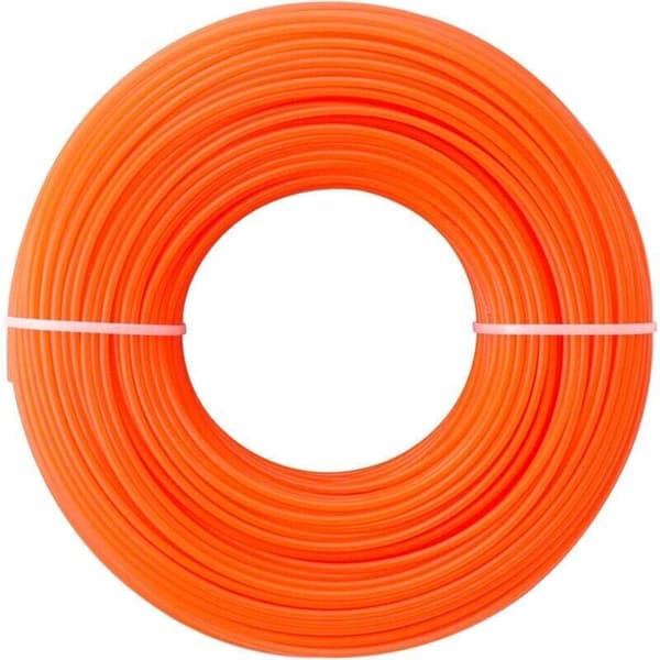 100 meter nylontrimmertråd med 2,4 mm diameter