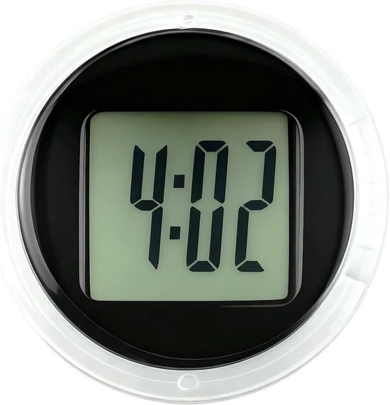 Digitaalinen kello - 2,75 cm - Musta
