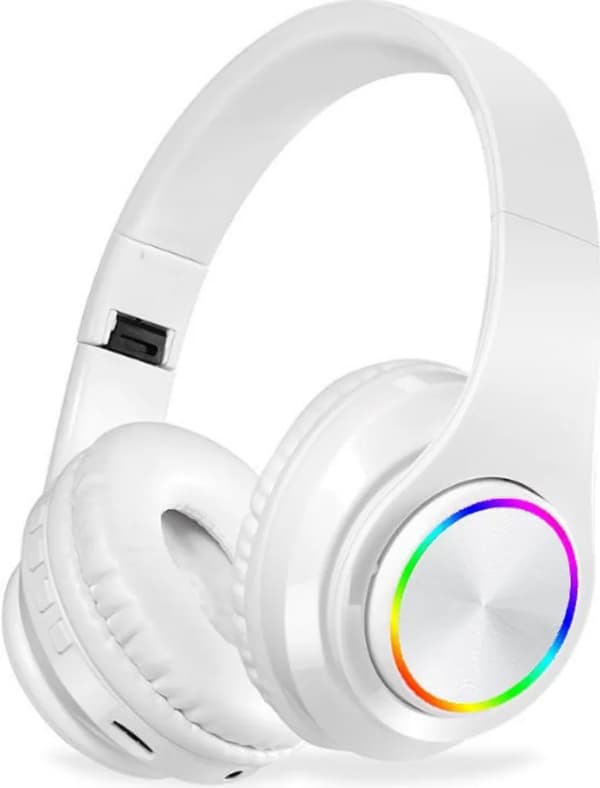 Bluetooth over-ear hörlurar, trådlöst surroundljud, vikbara, handsfree, med mikrofon, hifi-stereo, stöder Micro SD/TF/FM...