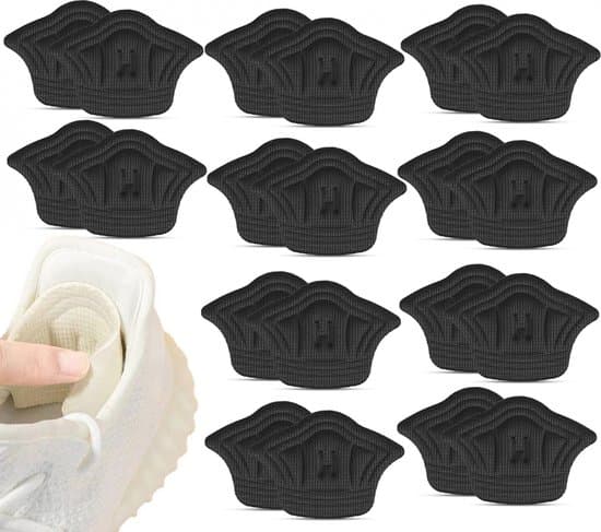10-pack halkfria hälkuddar och reparationsinlägg