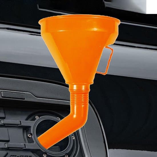 2-pak brændstoftragte – Biltilbehør – Biltragte – PP-materiale – Orange