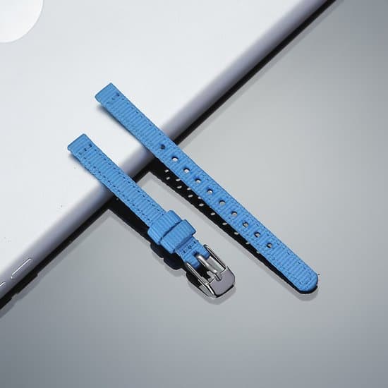 Dame lærredsurrem 12mm Nylon Universal Erstatningsrem - Blå