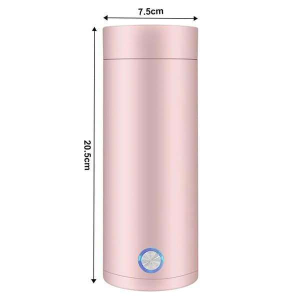 Resevänlig bärbar isolerad vattenflaska, 400 ml, lätt minivattenflaska, 304 rostfritt ståltermos, tekanna.