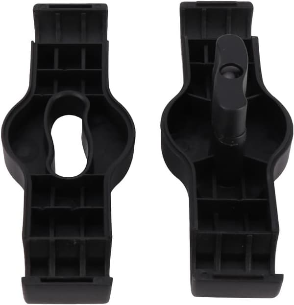 Barnvagnsaccessoarer, dubbelvagnskoppling, säkerhetskrok för barnvagnskoppling, bärbar säkerhetskrok, säkerhetsspänne, 3-pack
