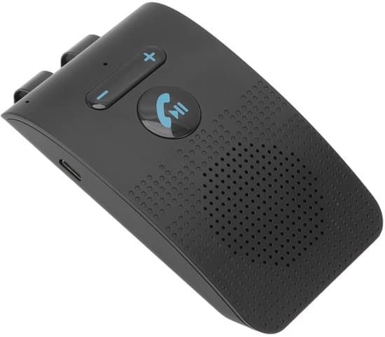 Bluetooth 5.0 håndfrit bilsæt, dobbeltforbindelse bil Bluetooth-højttaler, automatisk forbindelse, håndfri bilhøjttaler til din telefon.