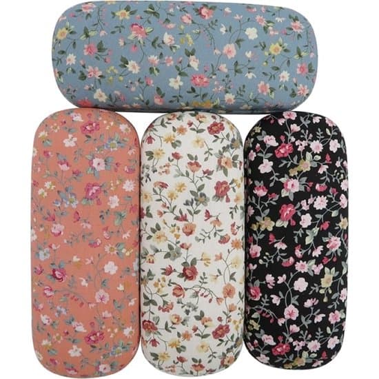 4-pack tyg hårda glasögon- och solglasögonfodral