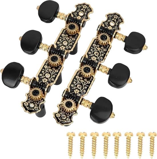 Gitarrstämmare, 1:18 utväxling, delar till akustisk gitarr