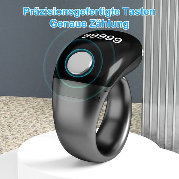 Justerbar tæller, 4-cifret display, multifunktionel smart ring