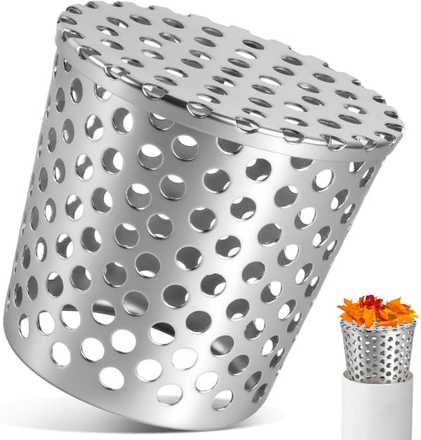 Tagrende bladbeskyttelsesnet, nedløbsrørsfilter i rustfrit stål, anti-tilstopnings tagnetfilter, 68-83 mm