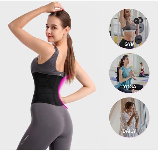 Shapewear bælte - Taljetræner - Pink - XL
