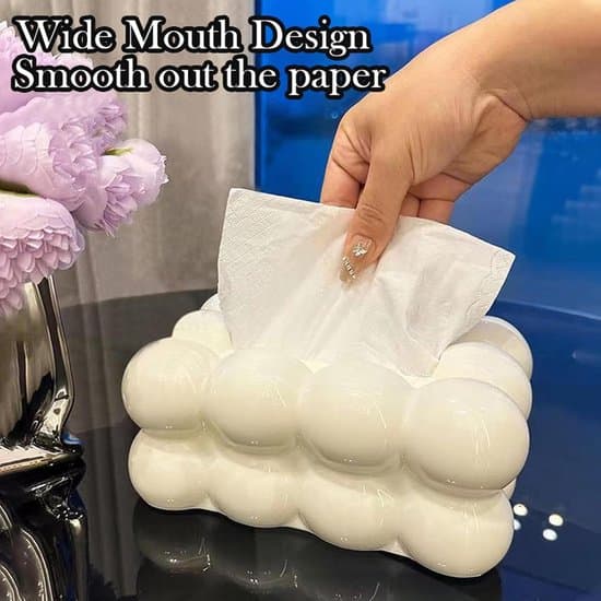 Näsdukslåda - Ansiktspappersdispenser - Vit
