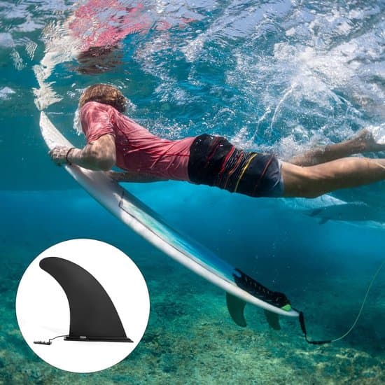 Surfbrætfine 20 cm - Forstærket erstatningsfinne - Sup