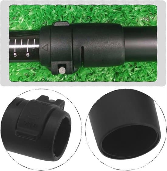 70x33mm Sort Justerbar Quick-Release Klips til Lodrette Paddleboard Stænger