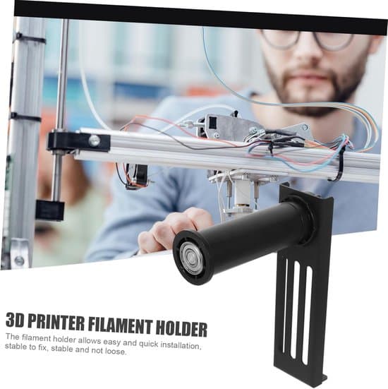 Et 3D-printerstativ, en 3D-printer filamentholder, egnet til e-Spool-montering.