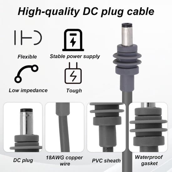 12V/24V til 30V DC boost strømadapter/konverter til Starlink Mini med sikring