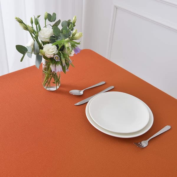 Rektangulär texturerad duk, vattentät, spillsäker, skrynkelresistent, 120*170cm - Orange