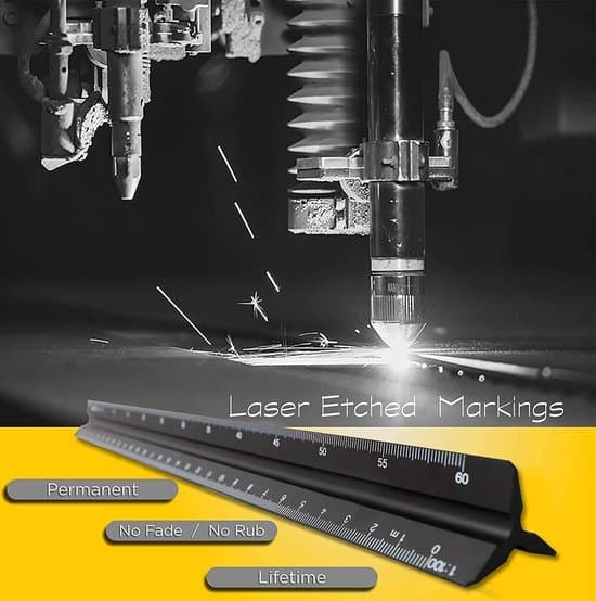 Professionell Triangulär Arkitektritare - 30 cm Aluminium Mätinstrument