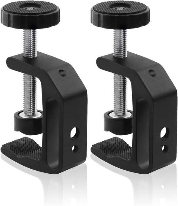 Universal C-klämma, LCD-skärm, arbetsbord (2-pack)