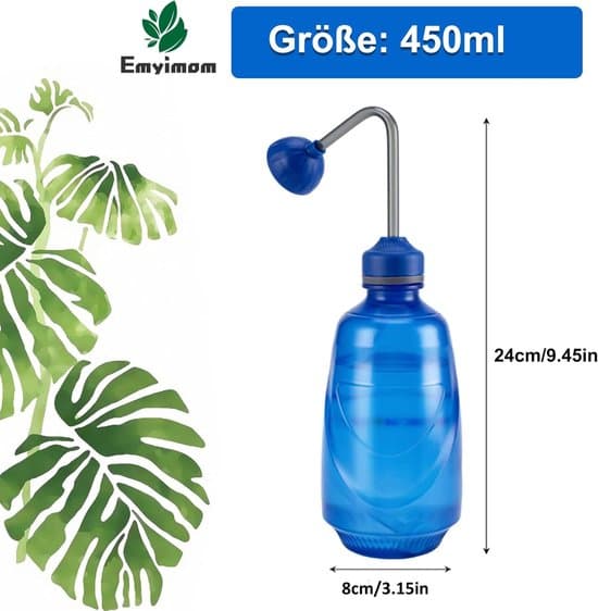 Mini vandkande 450ml - Multifunktionel blød vandsprøjte til frøplanter og planter