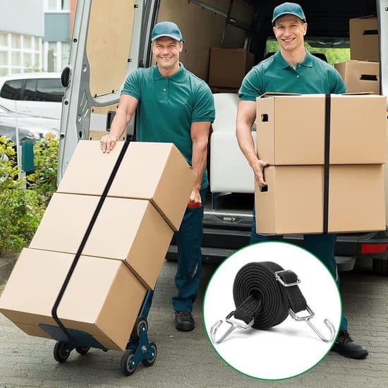 Elastiska band med krokar - stark draghållfasthet - 4-delat set - 200 cm