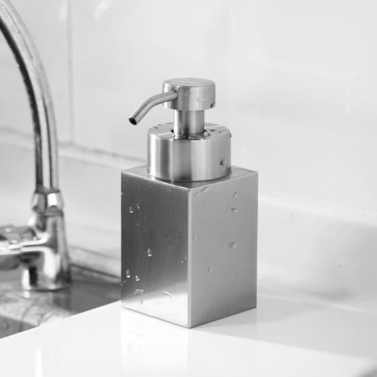 200 ml Silver Rostfri Skummande Tvåldispenser i Rostfritt Stål