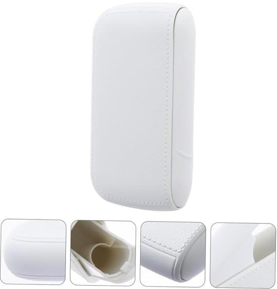 Bärbart, robust, multifunktionellt cigarettfodral, 20 cigaretter per förpackning - vit