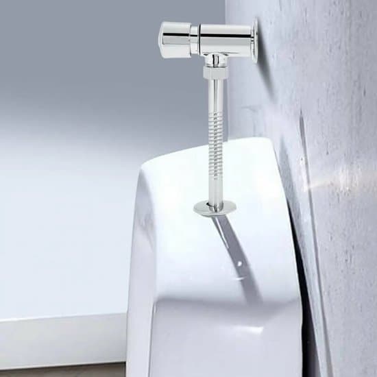 Trykspuleventil, skylleventil, urinal, vægmonteret toiletskylleventil, tilbehør