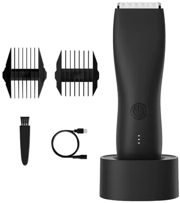 Kropshårstrimmer - Sort - 4 tilbehørsdele