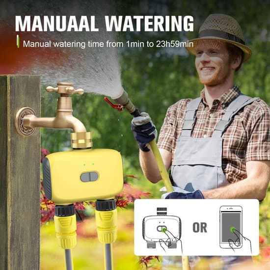 Smart Dual-Zone Wi-Fi Vandingsur, Programmerbart App-Styret Vandingssystem til Haver.