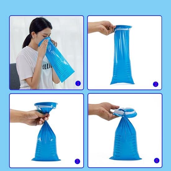 Spypåsar - Kräkpåsar - Resepaket - 10-pack