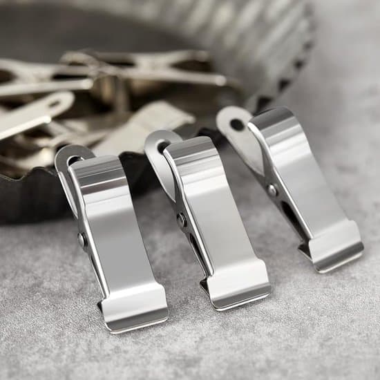 Minimetallklämmor - Minifjäderklämmor - 10-pack - Silver