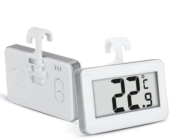 2-pak digitalt køleskabs-/frysetermometer - med LCD-display