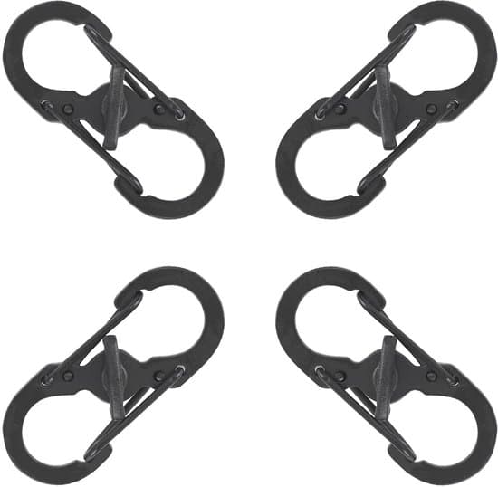 Minikarbinhakar set - perfekt för utomhusbruk - 4 delar