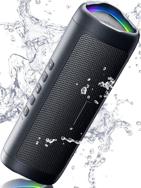 Rektangulær Bluetooth-højttaler - Sort - Bluetooth