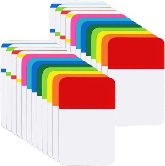 24-arks selvklæbende sticky notes og indeksmærkesæt