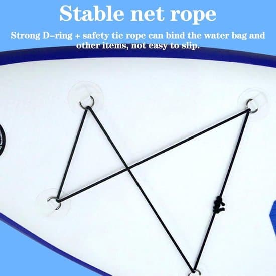Pakke med 6 D-ring lapper i rustfrit stål til kajakker og boards