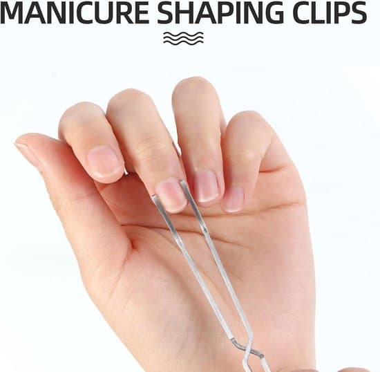 2 stk. negleformklips - neglekunsttilbehør - neglepresse-manicureformklips