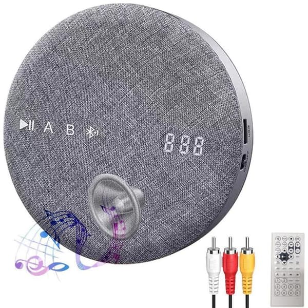 CD-spelare, Bluetooth, USB/AUX-gränssnitt, lämplig för olika scenarier, grå