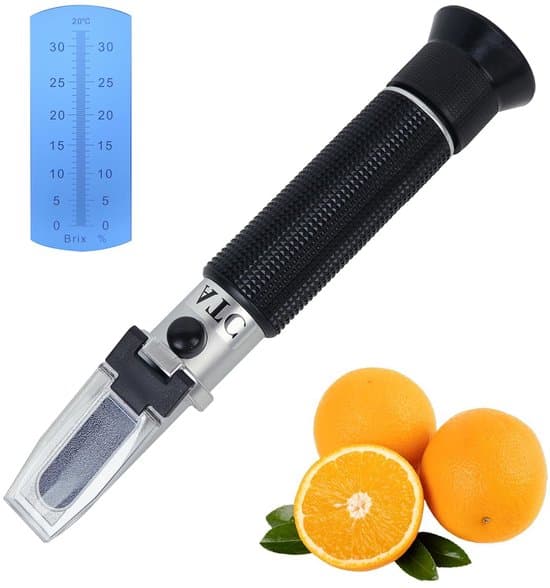 Sakkarimeter - 0-32% Brix Refraktometer - Bærbart Sakkarimeter Refraktometer