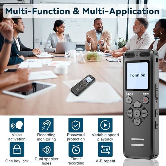 Diktator 8GB – 1536kbps, display, USB-C, brusreducering, en-tryck