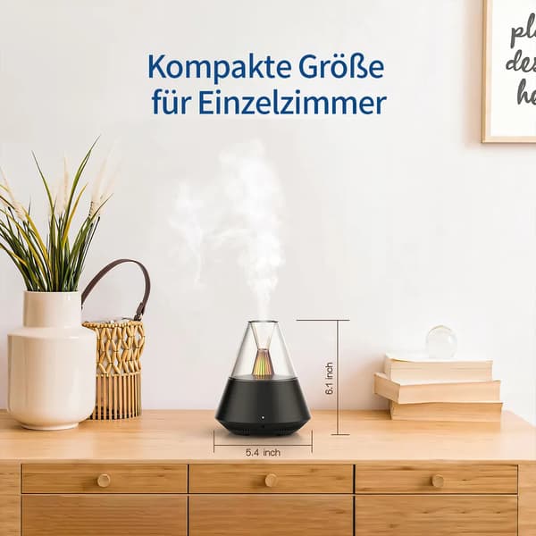 120 ml Ultralyd Aroma Diffuser & Elektrisk Indendørs Luftfugter - 20 ml/t