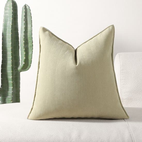 2-delt Matcha Grøn 40x40cm Chenille Sofapudebetræk Sæt, Bløde Luksuriøse Dekorative Pudebetræk til Seng.