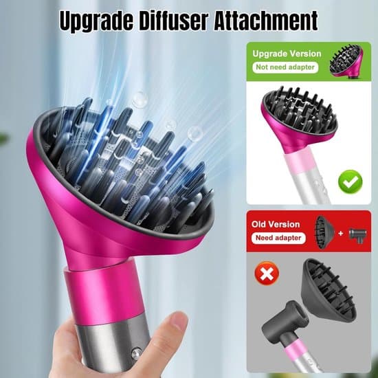Hårtork Diffuser & Styler Tillbehörsset - För Dyson Airwrap